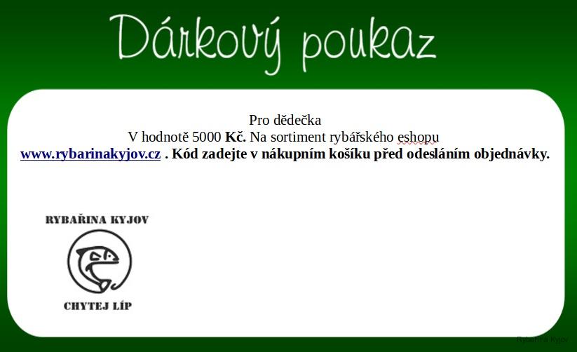 Elekronický dárkový poukaz 5000,-