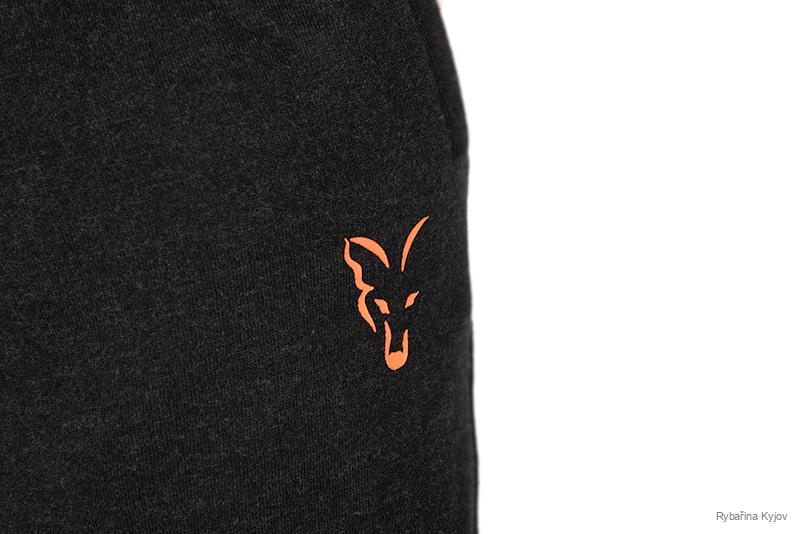 FOX COLLECTION Tepláky BLACK & ORANGE Vel. XL