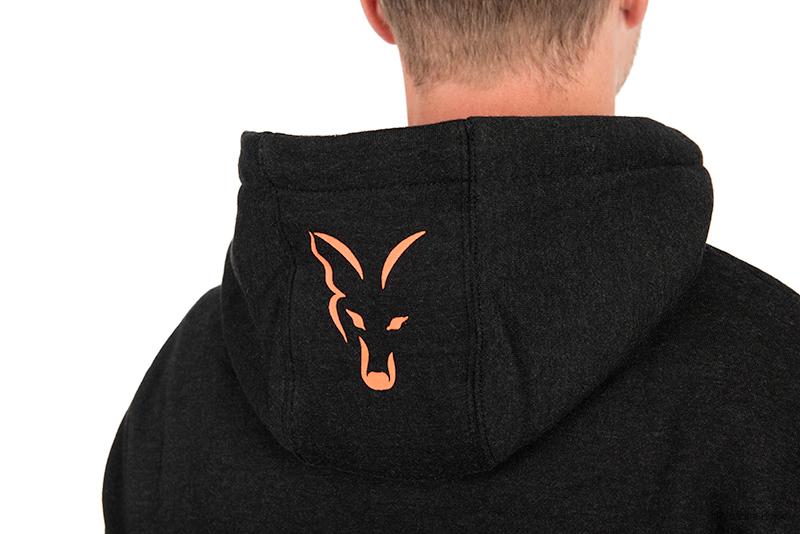 FOX COLLECTION MIKINA BLACK & ORANGE Vel.. L