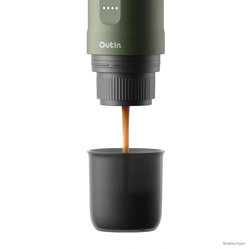 Outin Nano Portable Espresso Machine – Forest Green