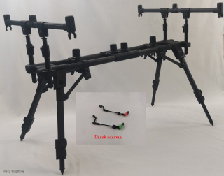 Zfish Stojan Rod Pod Construct 3 Rods + 2x Indicator ZFX Mini Zdarma!